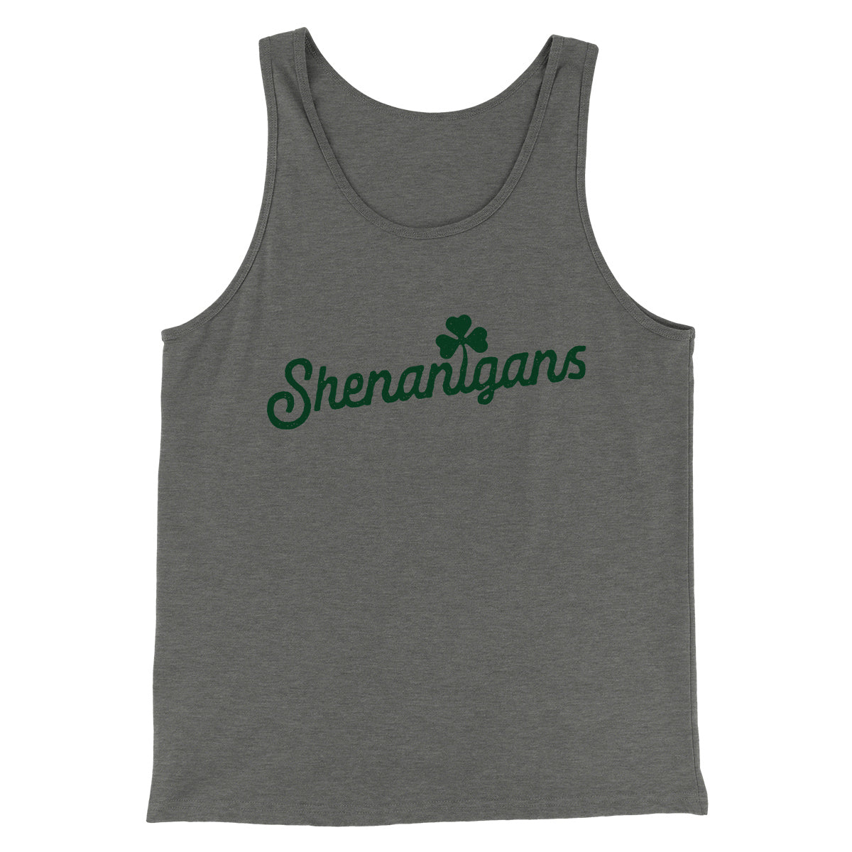 Shenanigans Men/Unisex Tank Top Athletic Heather | Funny Shirt from Famous In Real Life