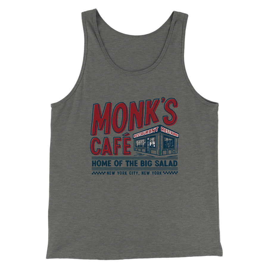 Monk's Cafe Men/Unisex Tank Top | Funny Shirt from Famous In Real Life