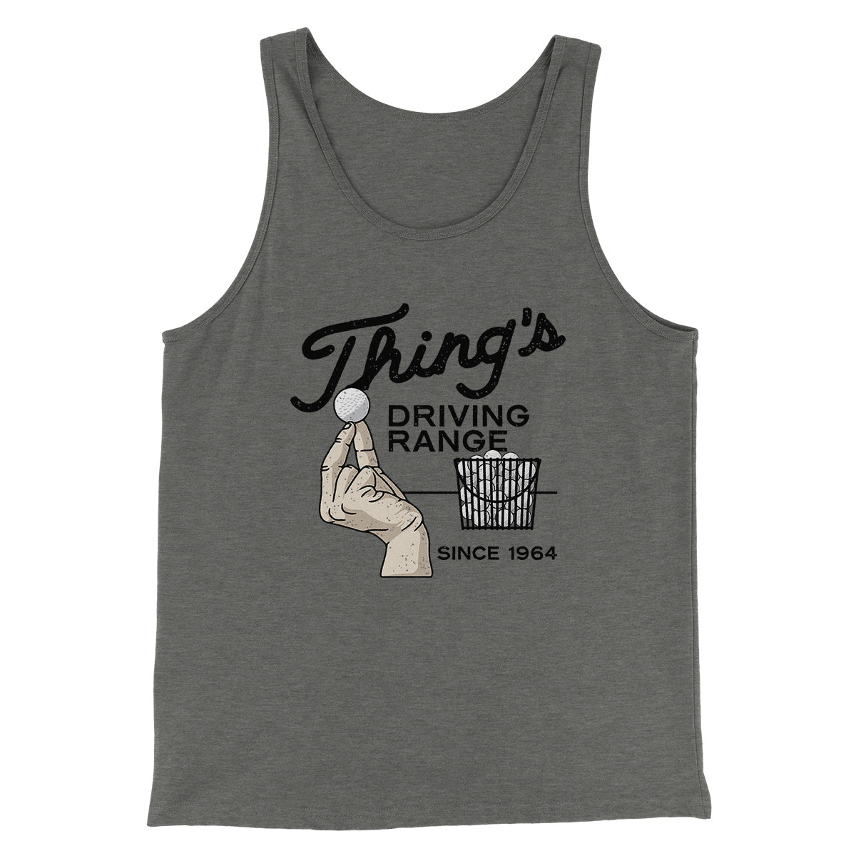 Thing's Driving Range Funny Movie Men/Unisex Tank Top | Funny Shirt from Famous In Real Life