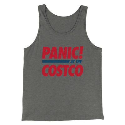 Panic! At The Costco Men/Unisex Tank Top Athletic Heather | Funny Shirt from Famous In Real Life