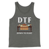 DTF: Down To Feast Funny Thanksgiving Men/Unisex Tank Top Athletic Heather | Funny Shirt from Famous In Real Life