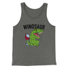 Winosaur Funny Men/Unisex Tank Top Athletic Heather | Funny Shirt from Famous In Real Life