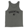 Essential AF Men/Unisex Tank Top Athletic Heather | Funny Shirt from Famous In Real Life
