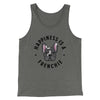 Happiness Is A Frenchie Men/Unisex Tank Top Athletic Heather | Funny Shirt from Famous In Real Life