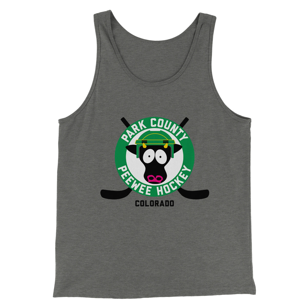 Park County Peewee Hockey Men/Unisex Tank Top | Funny Shirt from Famous In Real Life