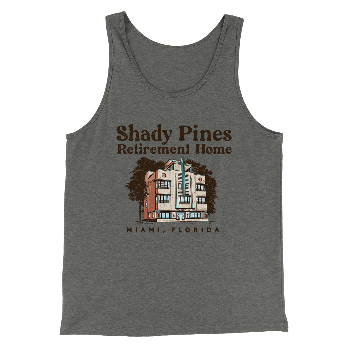 Shady Pines Retirement Home Men/Unisex Tank Top | Funny Shirt from Famous In Real Life
