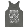 Hiss Men/Unisex Tank Top Deep Heather/Black | Funny Shirt from Famous In Real Life