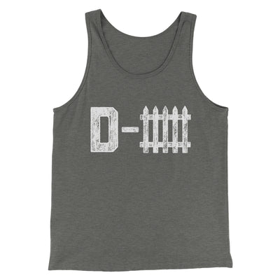 Defense! Men/Unisex Tank Top Deep Heather/Black | Funny Shirt from Famous In Real Life