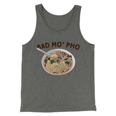 Bad Mo Pho Funny Men/Unisex Tank Top Athletic Heather | Funny Shirt from Famous In Real Life