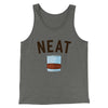Whiskey- Neat Men/Unisex Tank Top Athletic Heather | Funny Shirt from Famous In Real Life