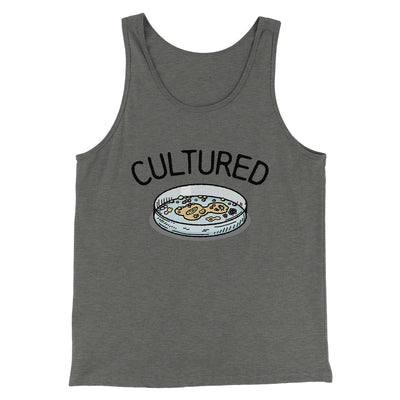 Cultured Men/Unisex Tank Athletic Heather | Funny Shirt from Famous In Real Life