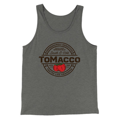 Tomacco Men/Unisex Tank Top Athletic Heather | Funny Shirt from Famous In Real Life