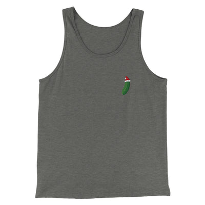 Christmas Pickle Men/Unisex Tank Top | Funny Shirt from Famous In Real Life