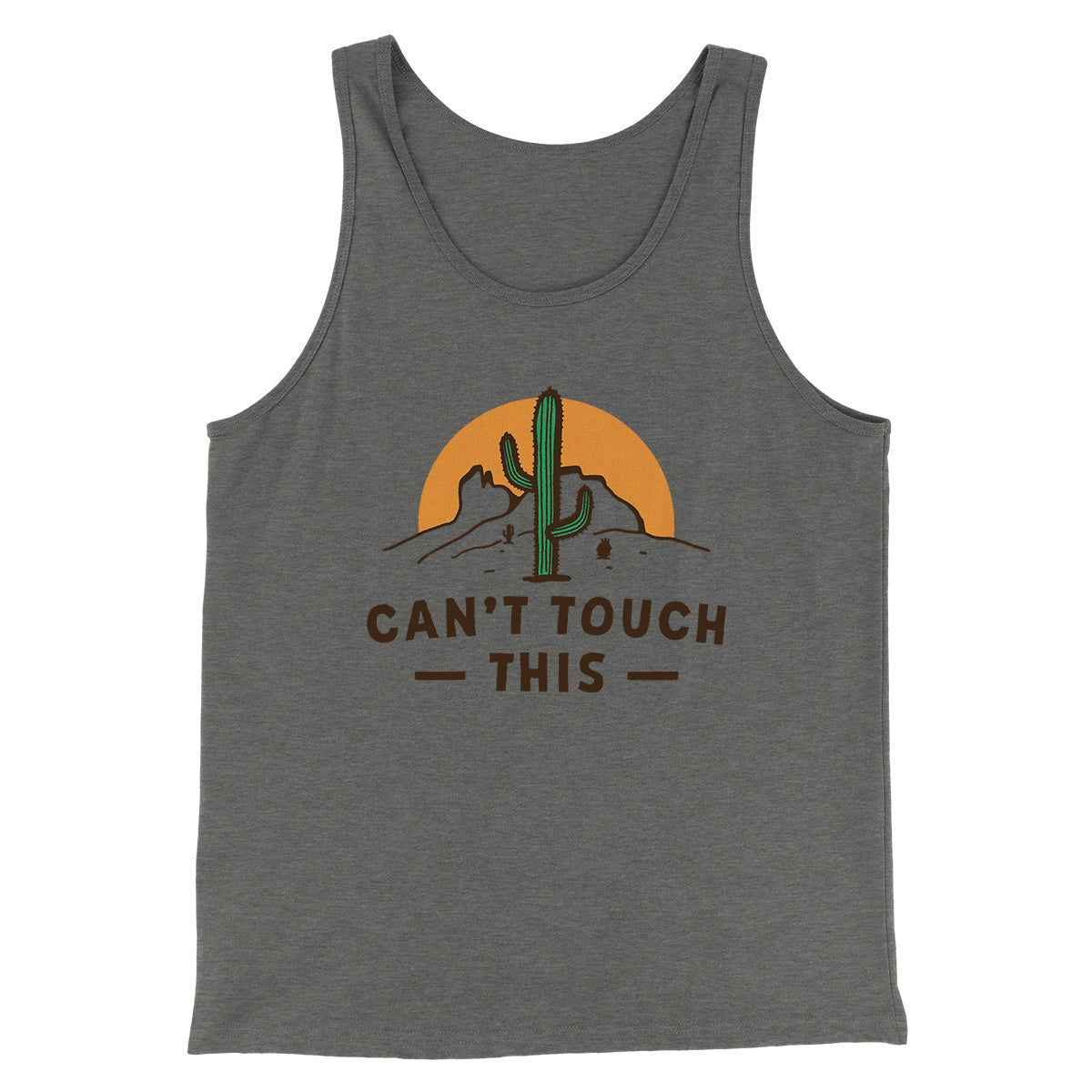 Can't Touch This Funny Men/Unisex Tank Top Athletic Heather | Funny Shirt from Famous In Real Life