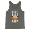 Rice Rice Baby Men/Unisex Tank Athletic Heather | Funny Shirt from Famous In Real Life
