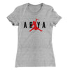 Air Arya Women's T-Shirt Heather Grey | Funny Shirt from Famous In Real Life
