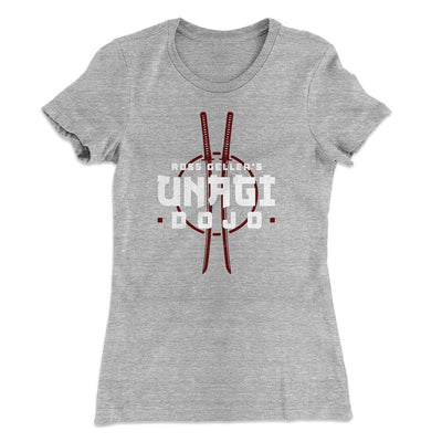 Unagi Dojo Women's T-Shirt Heather Gray | Funny Shirt from Famous In Real Life