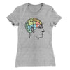 Phrenology Chart Women's T-Shirt Heather Gray | Funny Shirt from Famous In Real Life