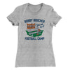 Bobby Boucher Football Camp Women's T-Shirt Heather Gray | Funny Shirt from Famous In Real Life