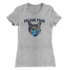 Feline Fine Women's T-Shirt Heather Grey | Funny Shirt from Famous In Real Life