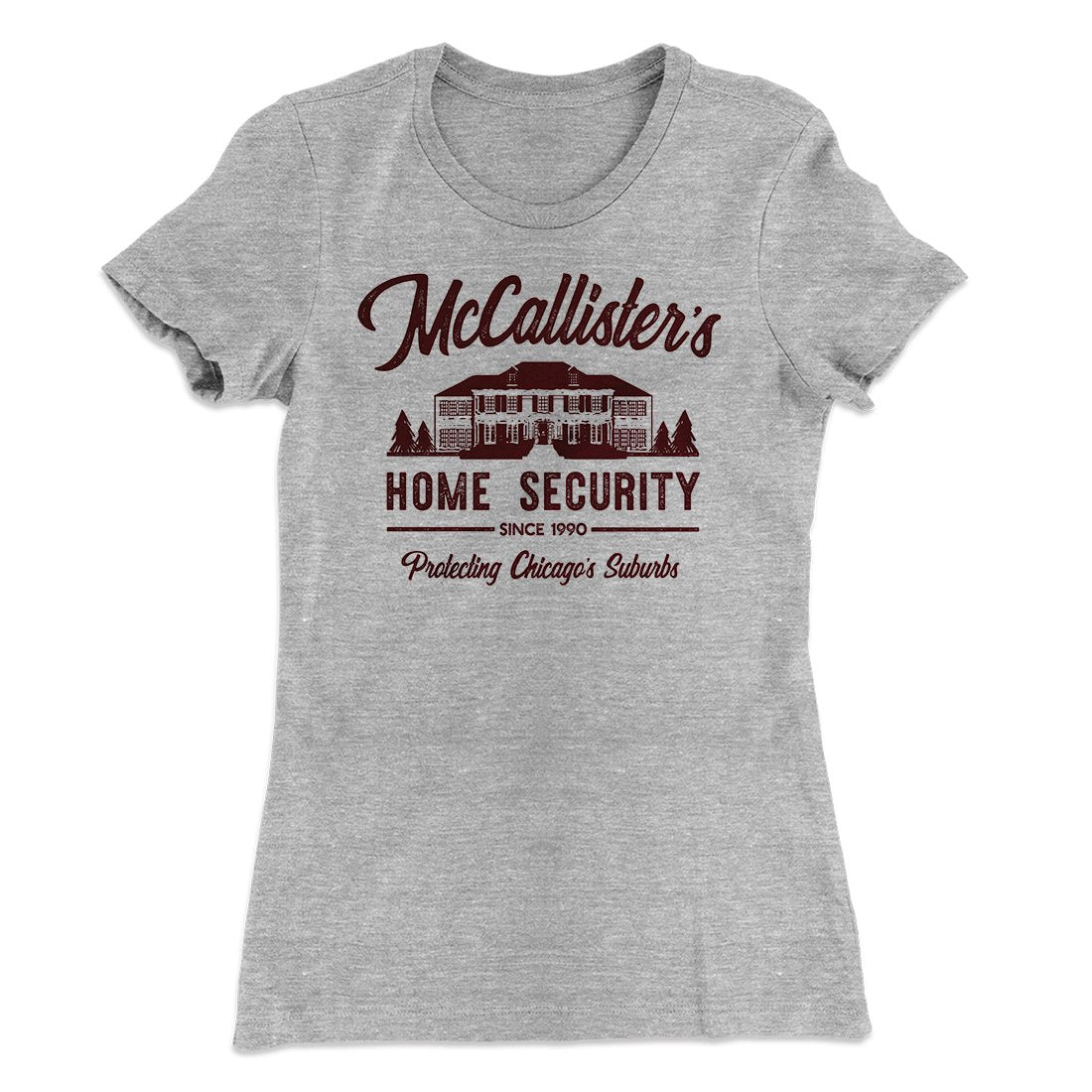 McCallister's Home Security Women's T-Shirt | Funny Shirt from Famous In Real Life