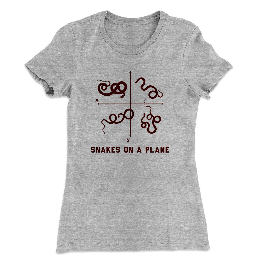 Snakes on a Plane Women's T-Shirt | Funny Shirt from Famous In Real Life