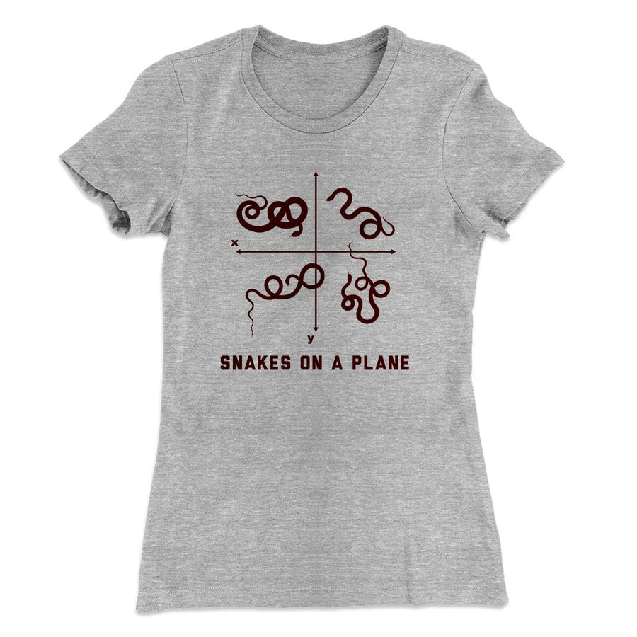 Snakes on a Plane Women's T-Shirt | Funny Shirt from Famous In Real Life