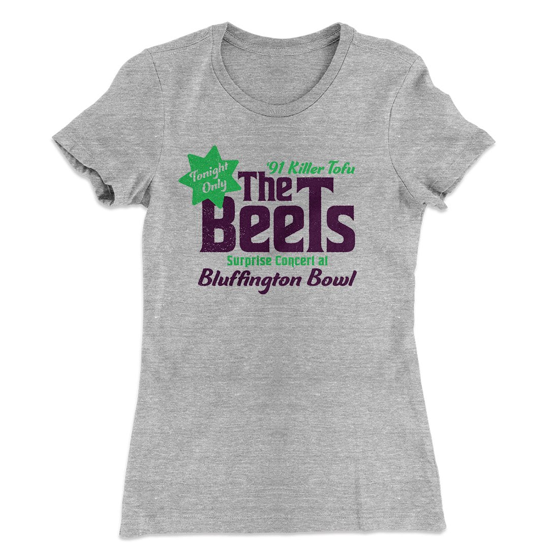 The Beets Women's T-Shirt Heather Gray | Funny Shirt from Famous In Real Life