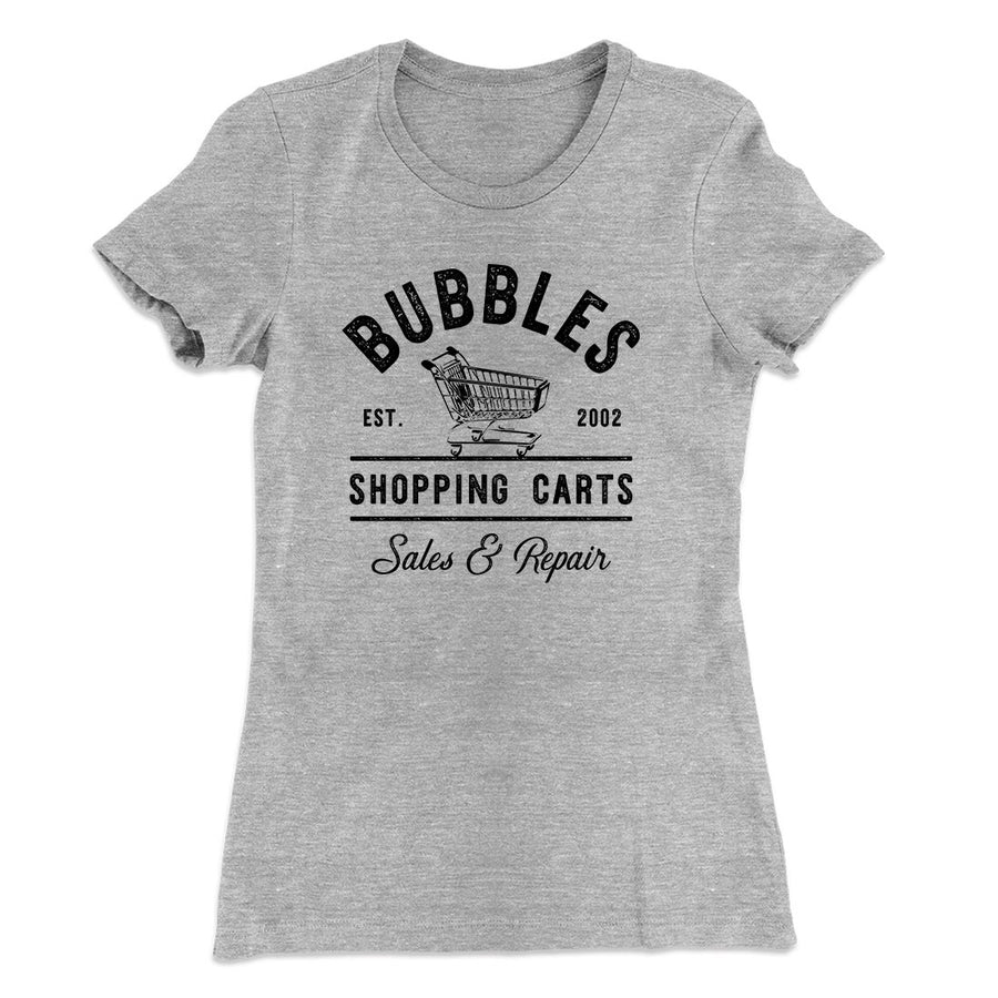 Bubbles Shopping Carts Women's T-Shirt | Funny Shirt from Famous In Real Life