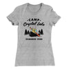 Camp Crystal Lake Women's T-Shirt Heather Gray | Funny Shirt from Famous In Real Life