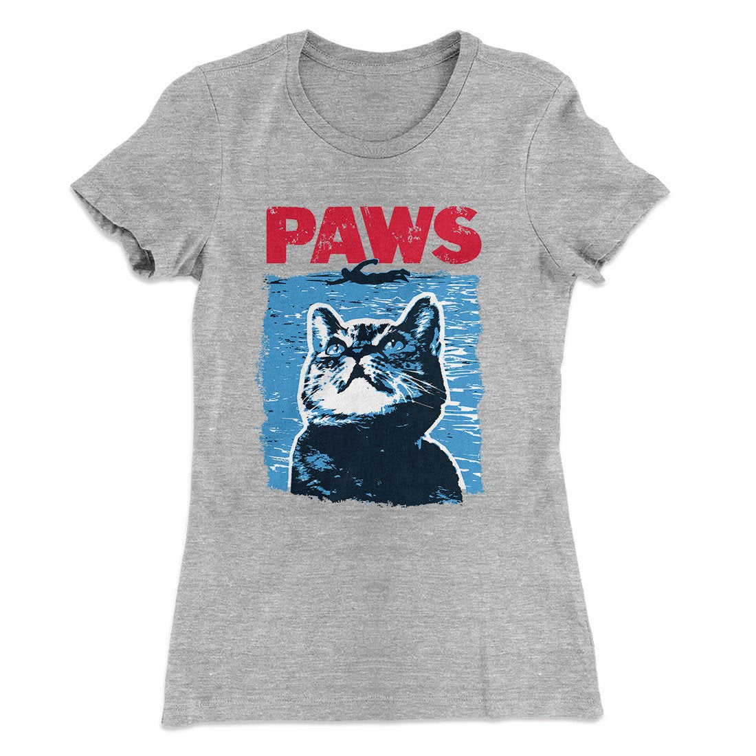 PAWS Women's T-Shirt | Funny Shirt from Famous In Real Life