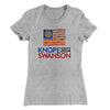 Knope Swanson 2024 Women's T-Shirt Heather Gray | Funny Shirt from Famous In Real Life