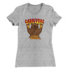 Carbivore Funny Women's T-Shirt Heather Grey | Funny Shirt from Famous In Real Life