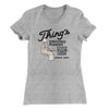 Thing's Driving Range Women's T-Shirt Heather Grey | Funny Shirt from Famous In Real Life