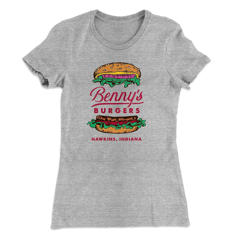 Benny's Burgers Women's T-Shirt | Funny Shirt from Famous In Real Life