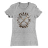 Feast Mode Women's T-Shirt Heather Grey | Funny Shirt from Famous In Real Life