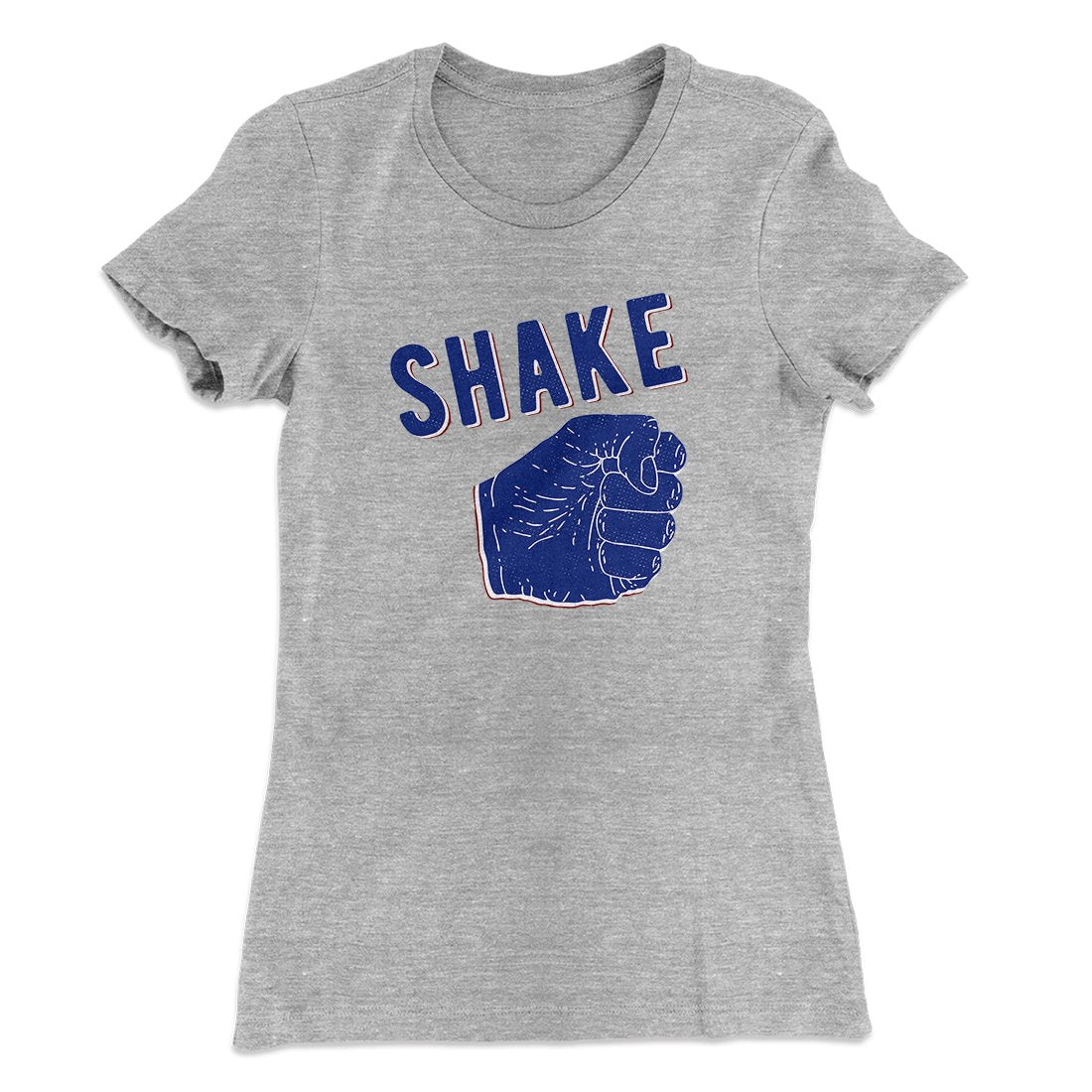 Shake Women's T-Shirt Heather Gray | Funny Shirt from Famous In Real Life