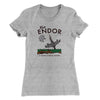 Visit Endor Women's T-Shirt Heather Gray | Funny Shirt from Famous In Real Life