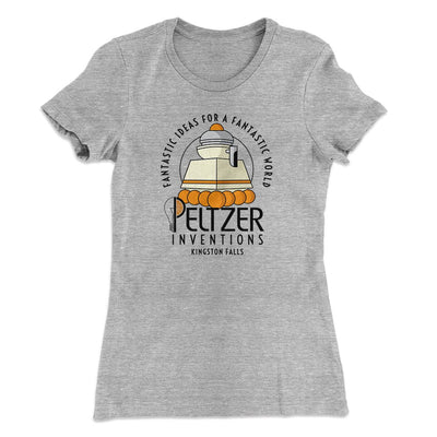 Peltzer Inventions Women's T-Shirt Heather Grey | Funny Shirt from Famous In Real Life