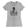 Samuel L. Jackson Beer Women's T-Shirt Heather Gray | Funny Shirt from Famous In Real Life