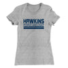 Hawkins Power and Light Women's T-Shirt Heather Gray | Funny Shirt from Famous In Real Life