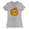 Pumpkin Pi Funny Thanksgiving Women's T-Shirt Heather Gray | Funny Shirt from Famous In Real Life