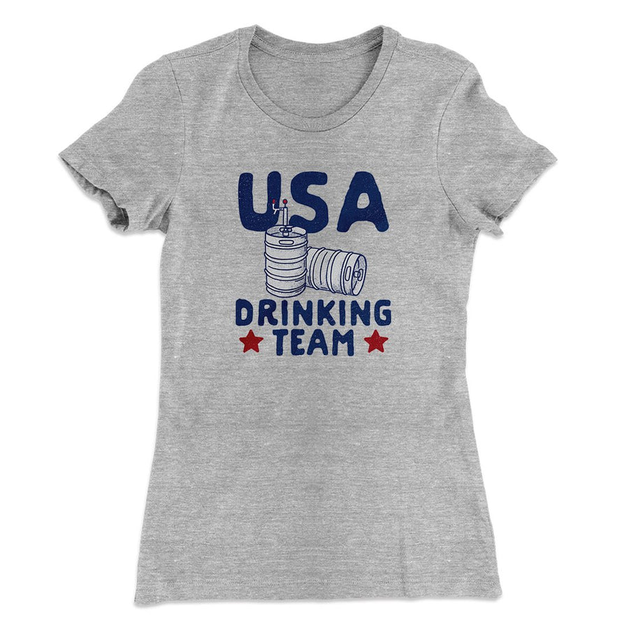 USA Drinking Team Women's T-Shirt | Funny Shirt from Famous In Real Life