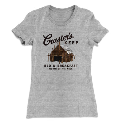 Craster's Keep Women's T-Shirt Heather Gray | Funny Shirt from Famous In Real Life