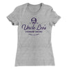 Uncle Leo's Eyebrow Waxing Women's T-Shirt Heather Gray | Funny Shirt from Famous In Real Life