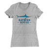 Rayburn House Women's T-Shirt Heather Gray | Funny Shirt from Famous In Real Life