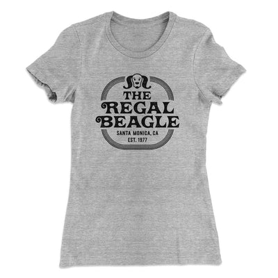 The Regal Beagle Women's T-Shirt Heather Grey | Funny Shirt from Famous In Real Life