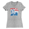 Drinking Like Lincoln Women's T-Shirt Heather Grey | Funny Shirt from Famous In Real Life