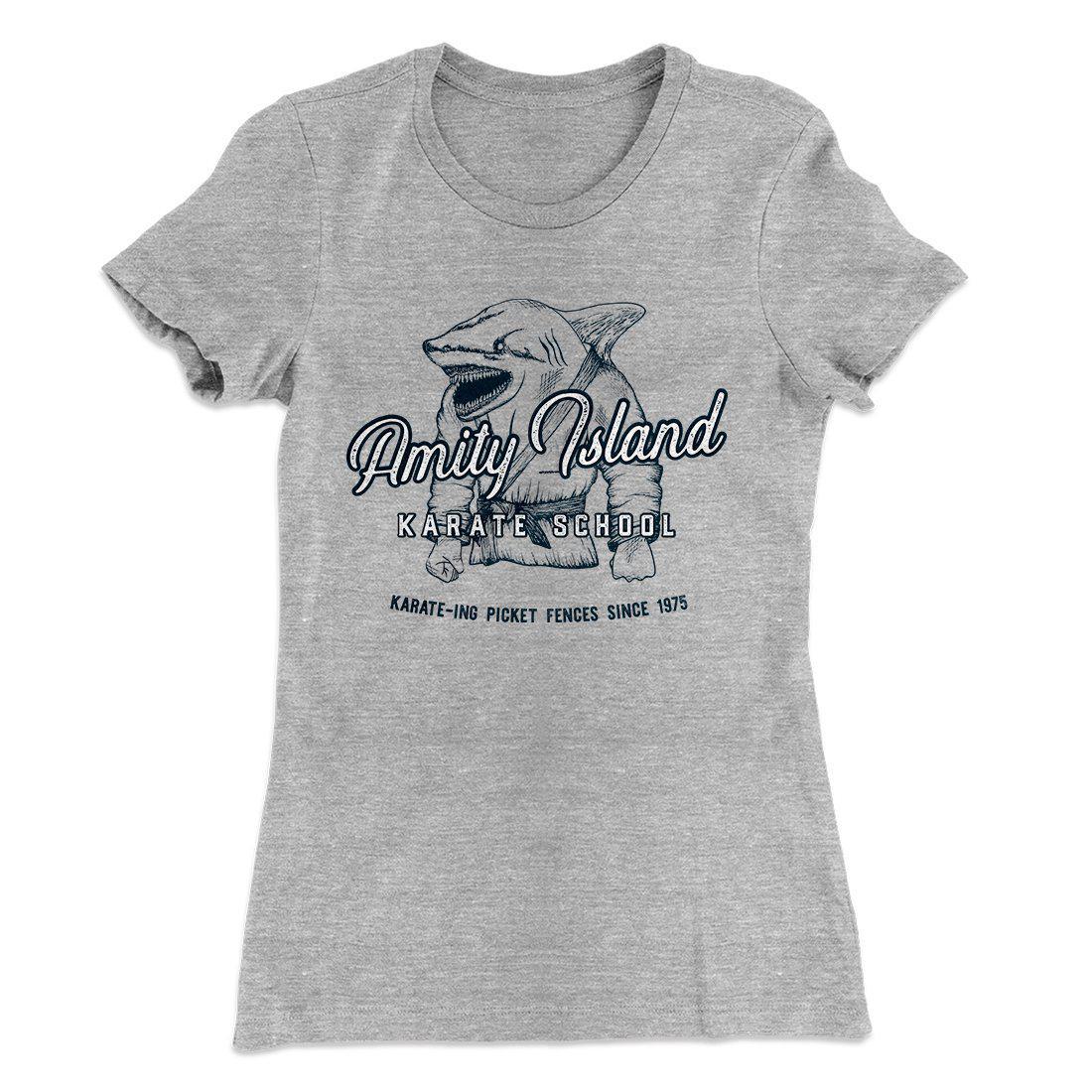 Amity Island Karate School Women's T-Shirt | Funny Shirt from Famous In Real Life
