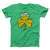 Beer Shamrock Men/Unisex T-Shirt Heather Kelly | Funny Shirt from Famous In Real Life
